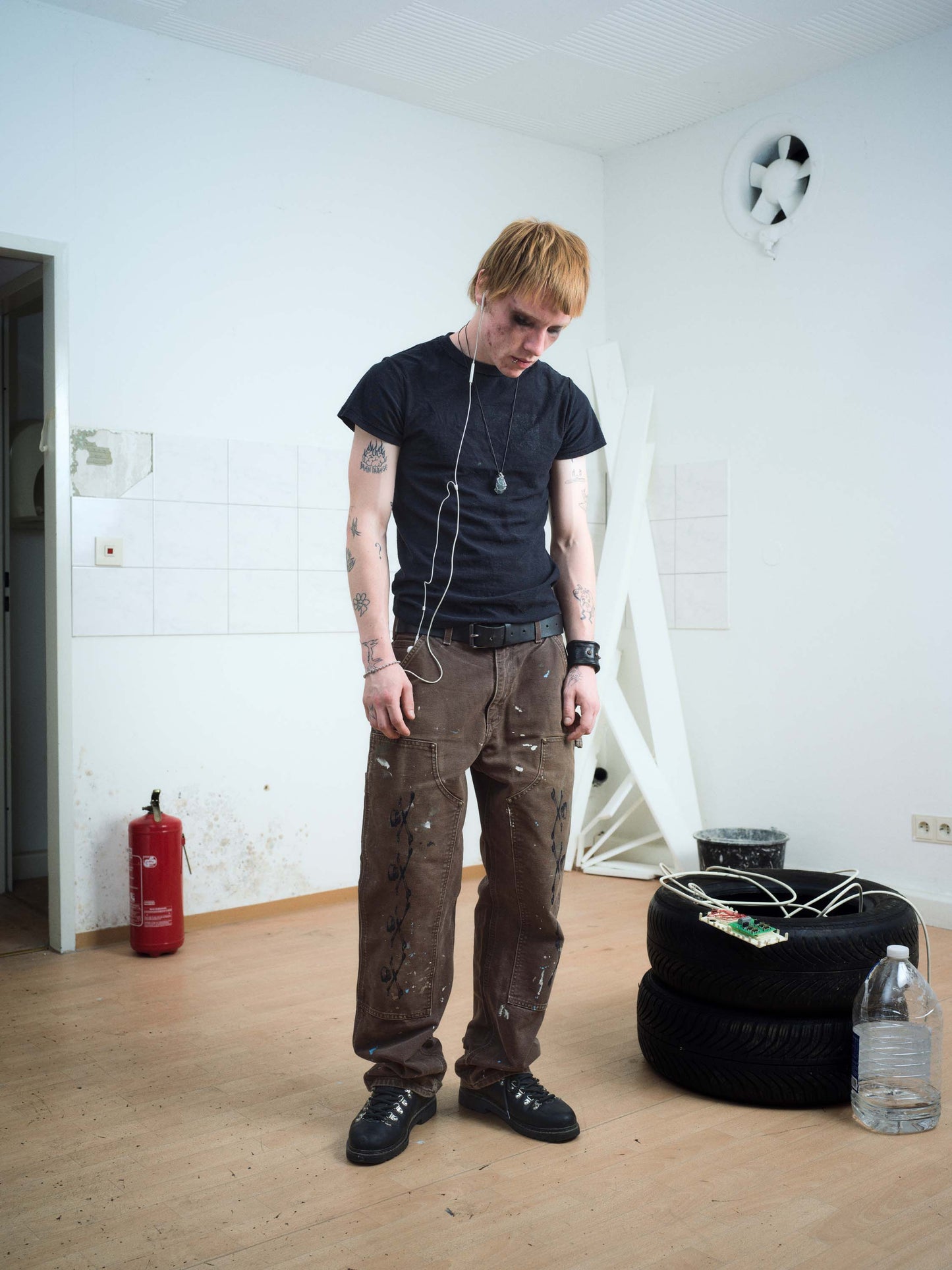 Skull Double Knee Pants