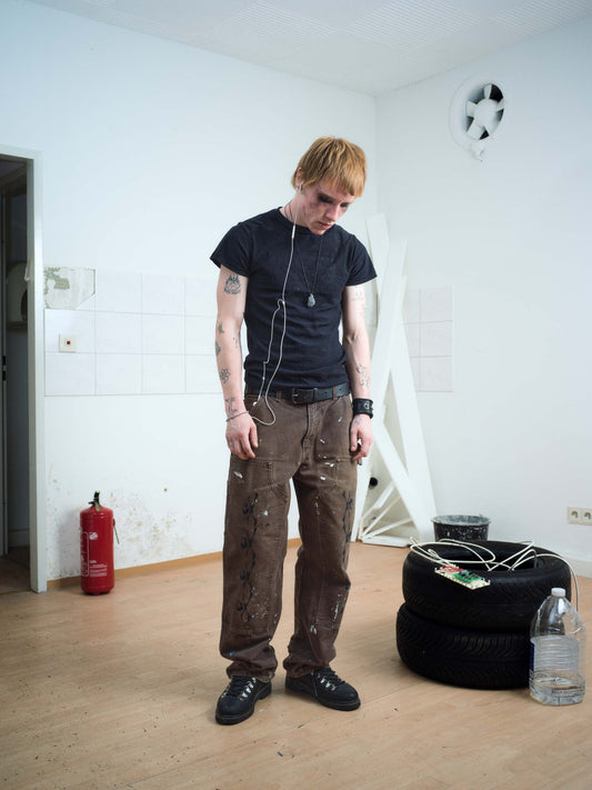 Skull Double Knee Pants