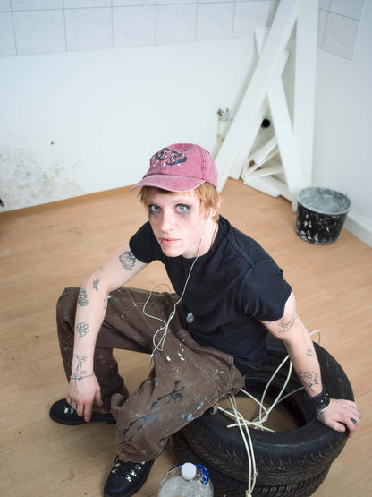 Star Logo Dad Cap Red