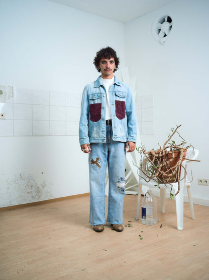 All These Battles Denim Jacket