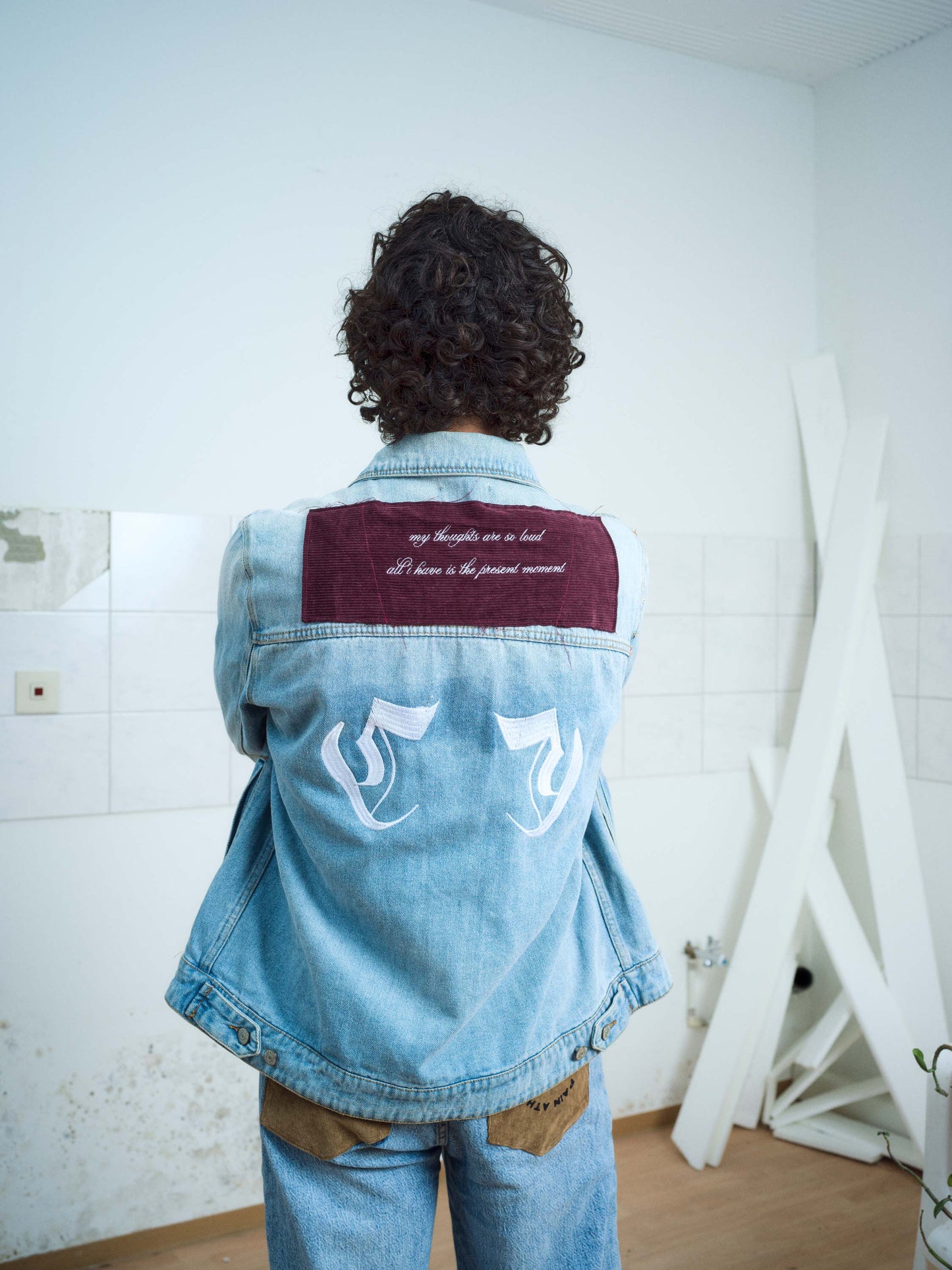 All These Battles Denim Jacket