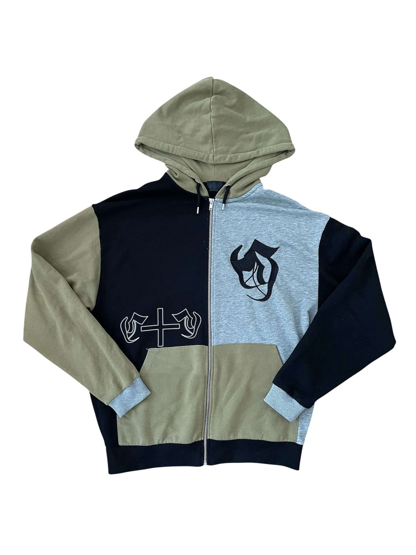 1of1 Upcycled Zip Hoodie