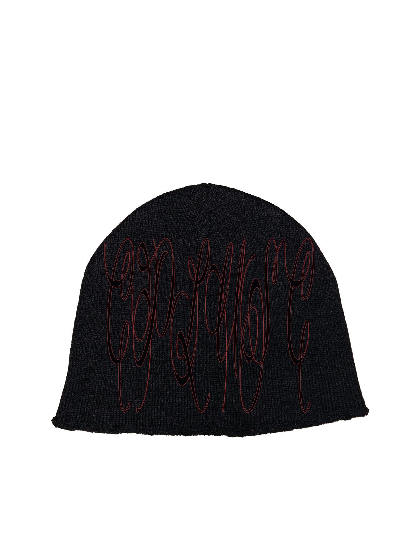 Distressed Graphic Beanie