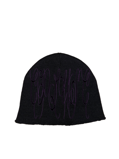 Distressed Graphic Beanie