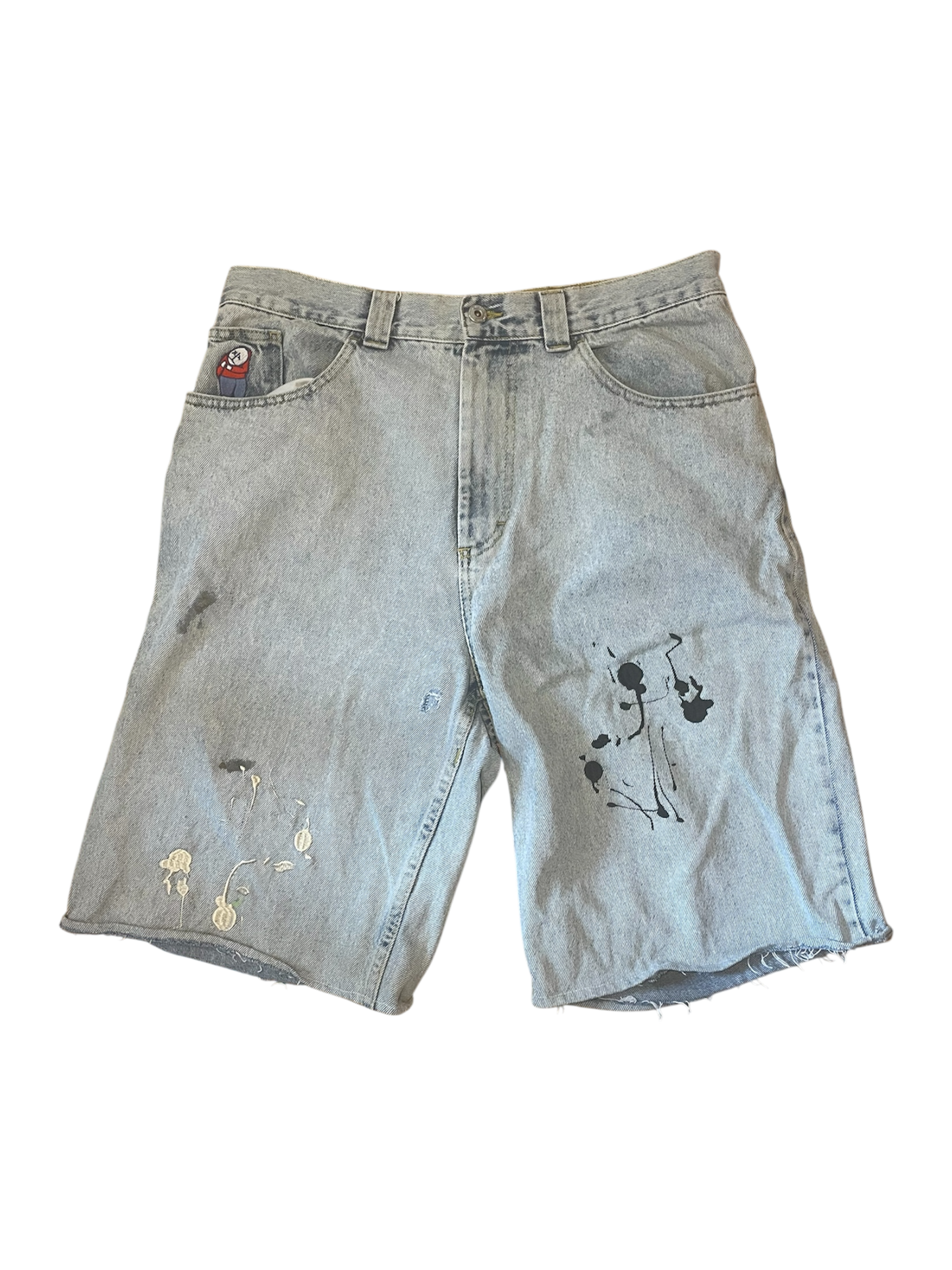 Paint Splatter Baggy Shorts (2024)