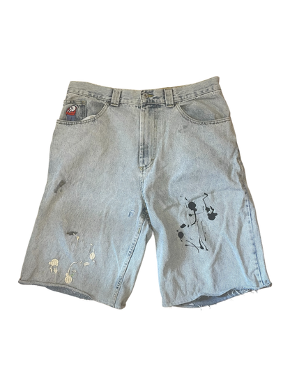 Paint Splatter Baggy Shorts (2024)