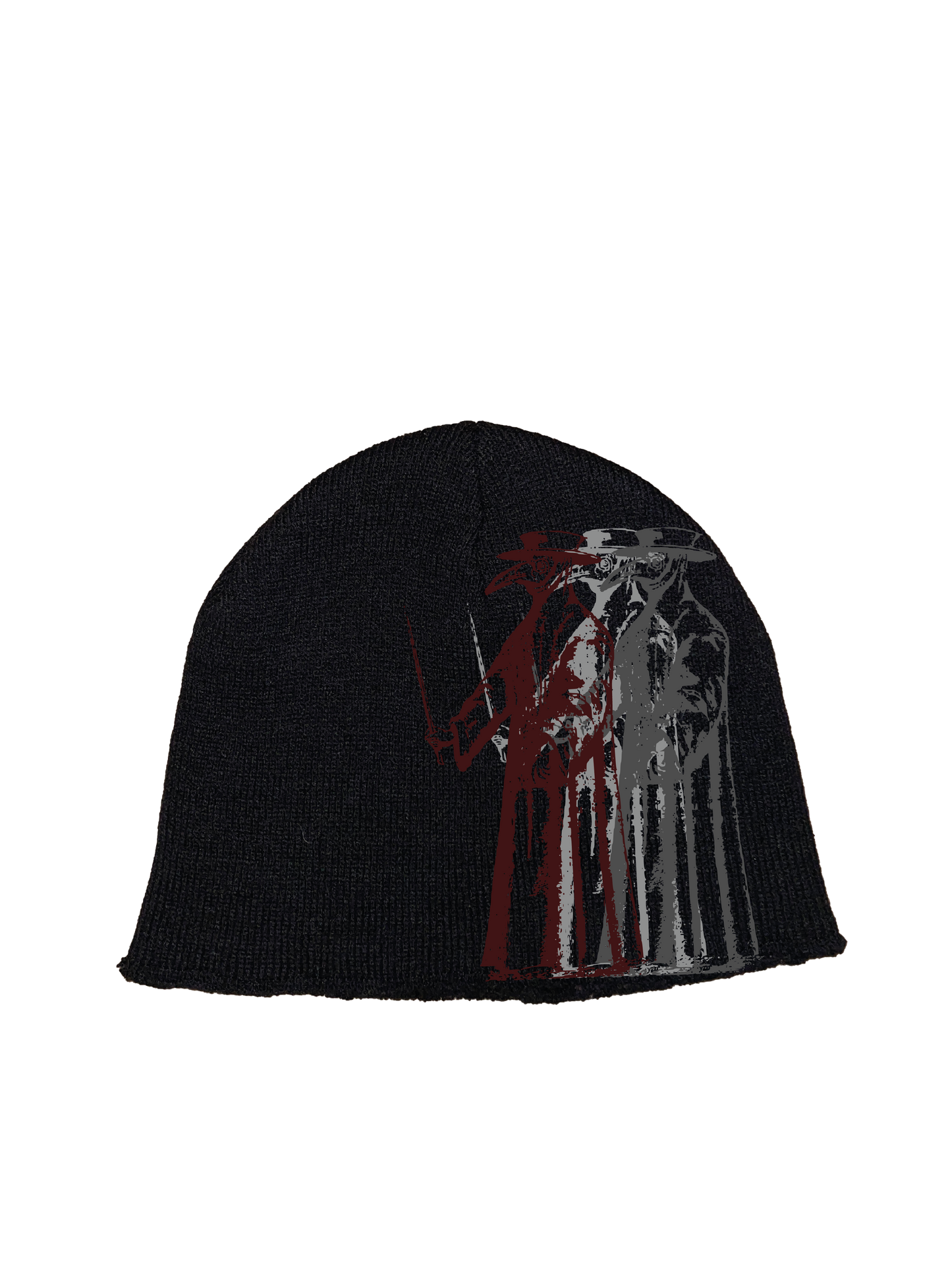 Distressed Graphic Beanie