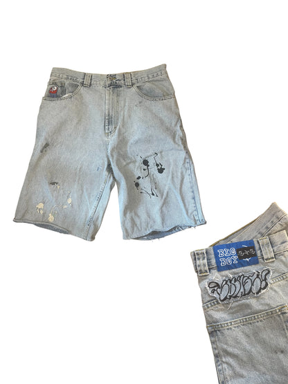 Paint Splatter Baggy Shorts (2024)