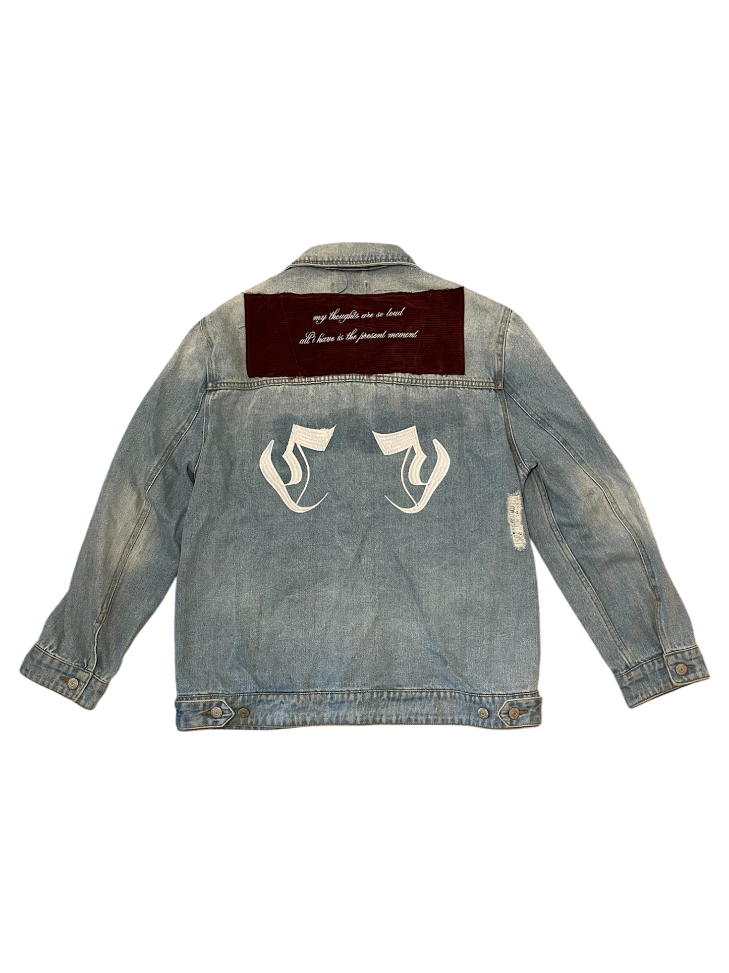 All These Battles Denim Jacket