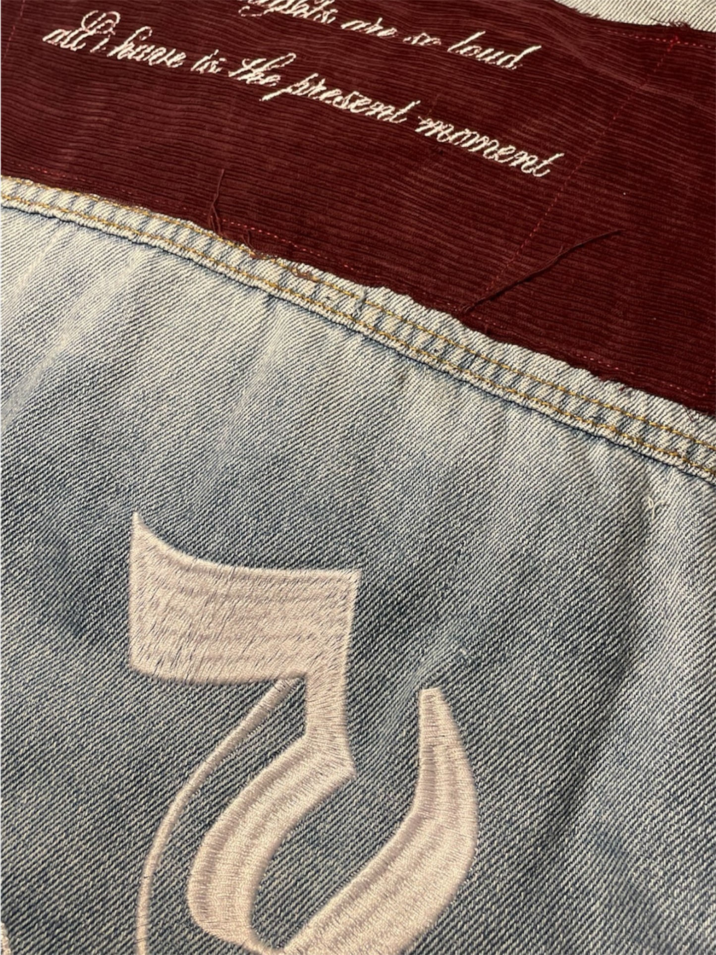 All These Battles Denim Jacket